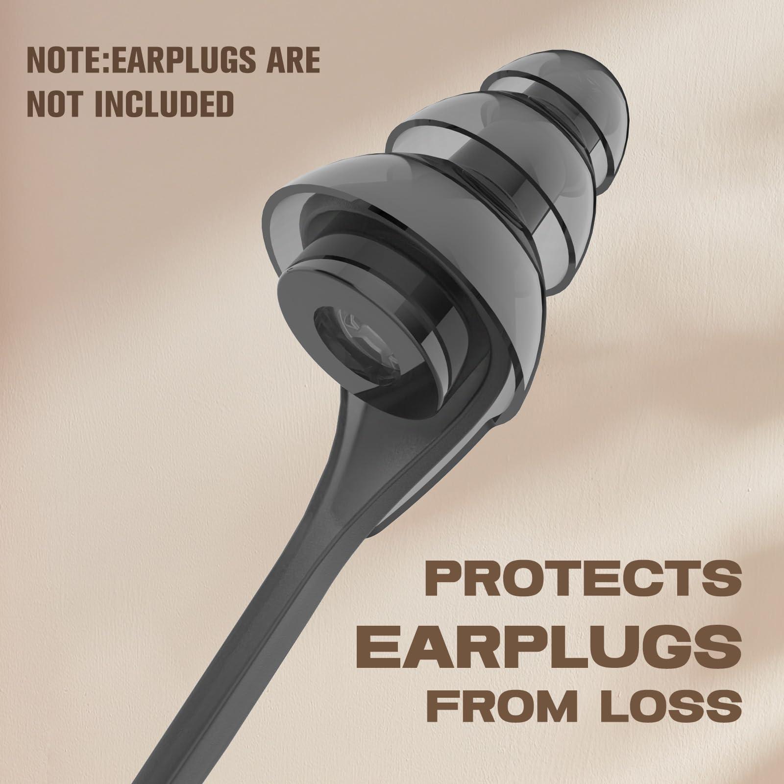 Hearprotek [2 Pairs] Hearprotek Earplugs Connector Cord