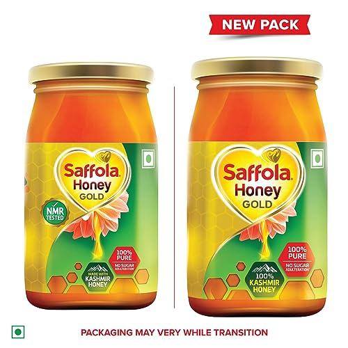 Saffola Saffola Honey Gold, 100% Pure Honey, Made with Kashmir Honey, 500g