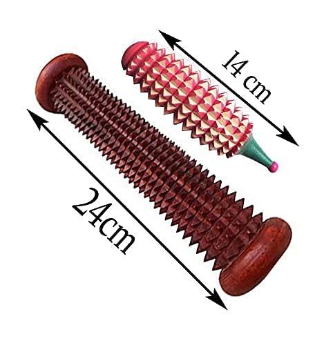 NETCLUB NETCLUB Acupressue foot roller Acupressure Massager Acupuncture kit wooden foot roller massager karela massager tool for hands and palm foot massager roller wooden acupressure tools