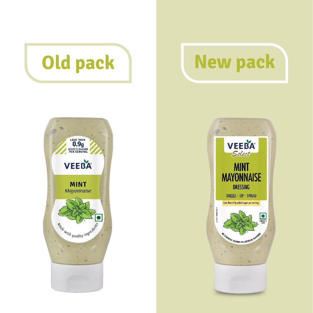 VEEBA Veeba Pasta-Pizza Sauce,525g & Mint Mayonnaise Pet Bottle,300g - Pack of 2