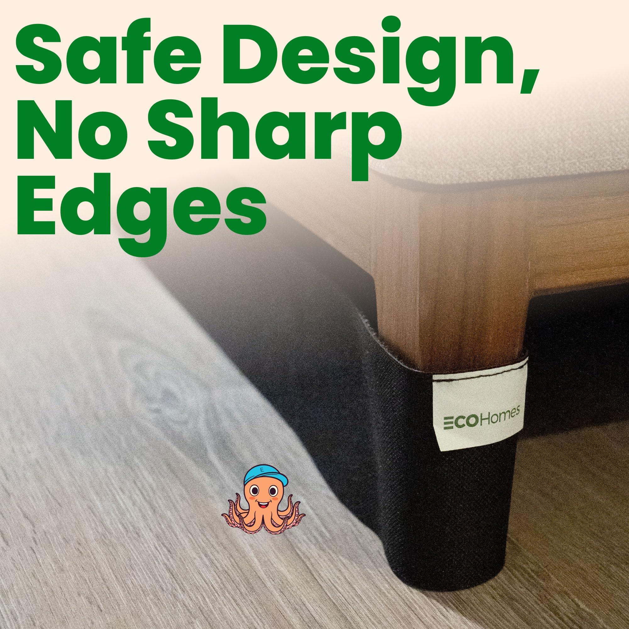 ECOHomes ECOHomes Under Couch Guards Toy Blocker - Strap Barrier for Under Sofa, Bed & Furniture Bottom Stop Things from Going Under | Easy to Install Gap Bumper Stopper for Toys (9 Ft by 1.5 Inch)