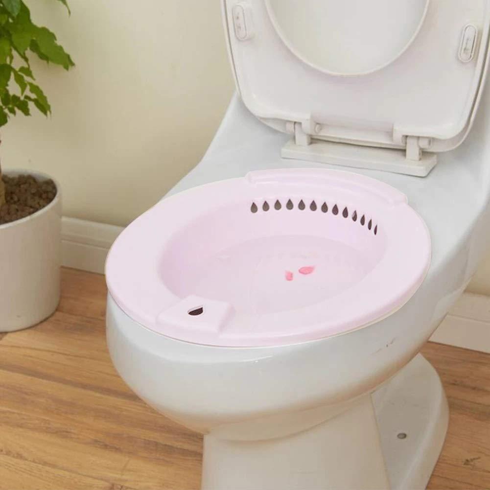 Okayji Okayji Sitz Bath Tub for Piles Fissures Pain Relief and Post Surgery Recovery (Pink)