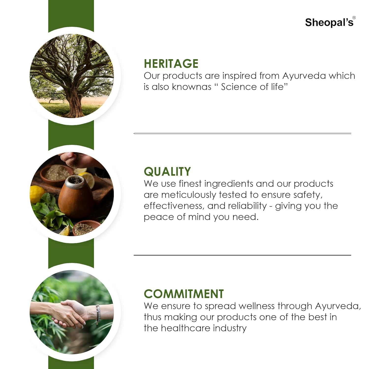 Sheopal\'s Sheopal\'s Thyrobic Ayurvedic Capsule Supplement  Rapid Action Formula with Kanchanar, Haldi, Sankh Bhasma, Amla, and Saunf  Supports Thyroid Health, Healthy Glands, and Cellular Metabolism  60 Caps