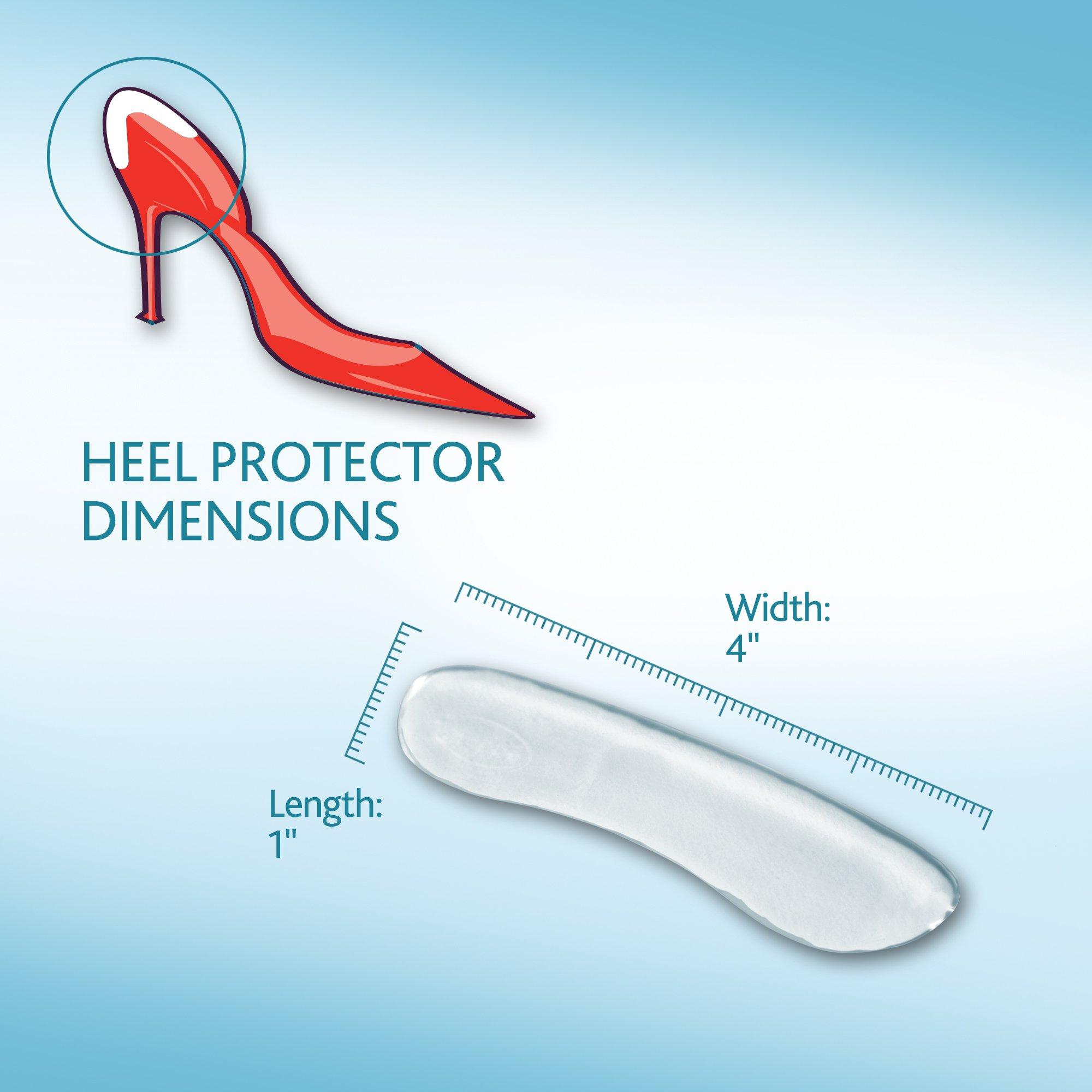 Amope Amope GelActiv Invisible Gel Heel Protectors - Insole for Women, 1 pair, also available Heel Cushions, Sensitive Spots, and Ball of Foot