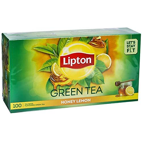 Lipton Lipton Green Tea Honey & Lemon 100 Tea Bags-Pack Of 2, 1600 Gram