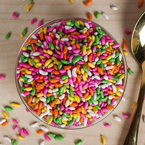 Siddhi siddhi Colourful Sugar Coated Saunf/ Colourful Sugar Coated SAUNF Colourful Fennel Seed Mouth FRESHNER Jumbo Sauf (200 GM)