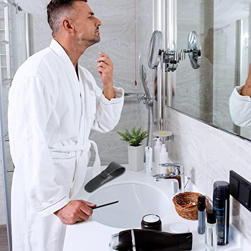 Boao 2 Packs Portable Silicone Razor Case Soft Shaver Cover Bag Razor Protector Case Cover Waterproof Travel Razor Carrying Case for Manual Razor Compatible with Gillette