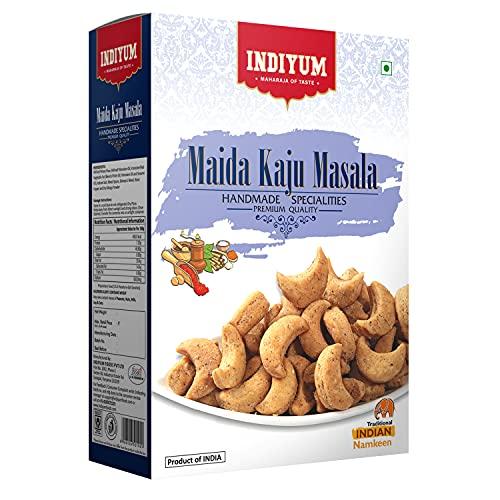 Indiyum Indiyum Maida Namkeen Snacks Maida Kaju Masala 400g