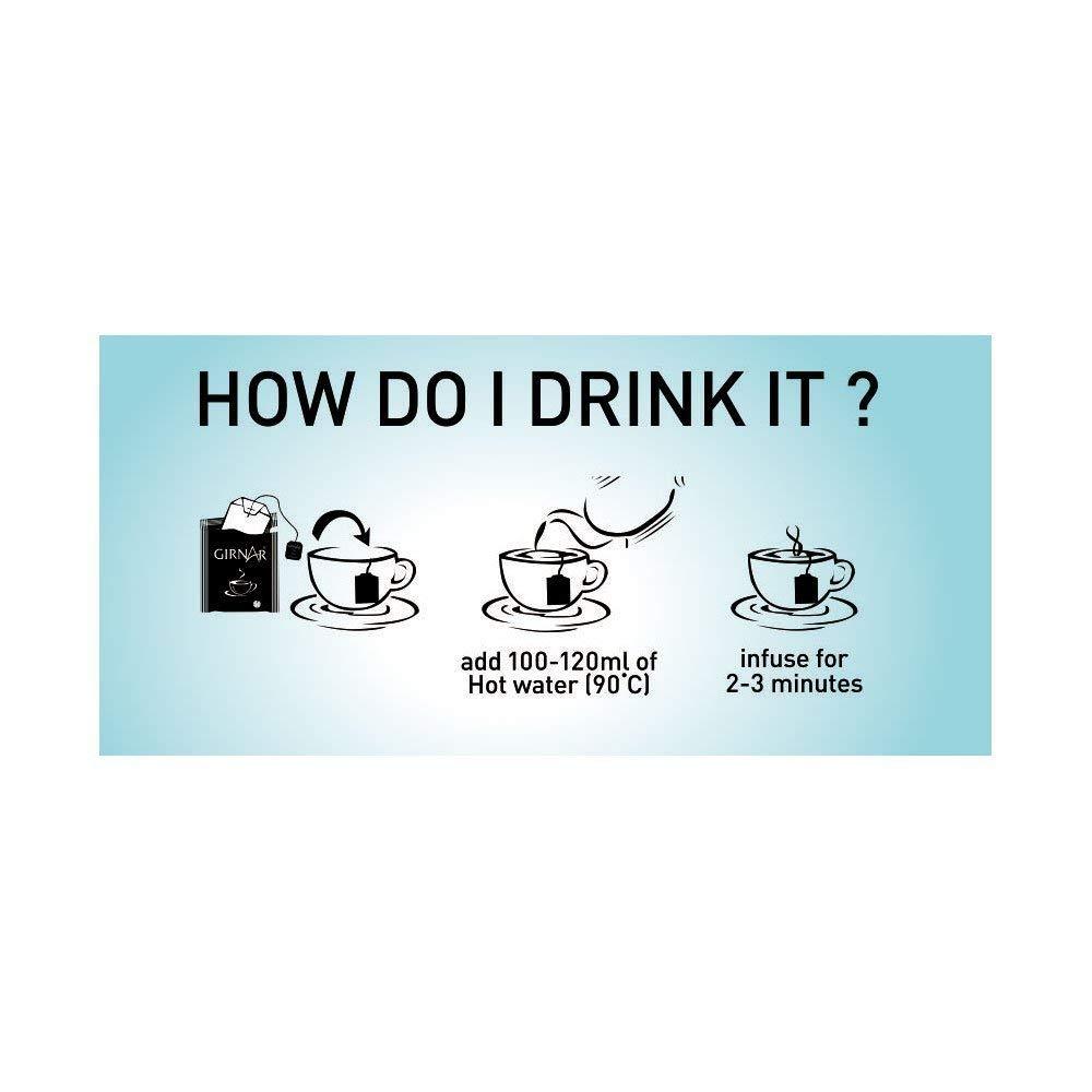 Girnar Girnar Detox Desi Kahwa Green Tea Bags - Set Of 36 (Pack Of 2), 260 Gm