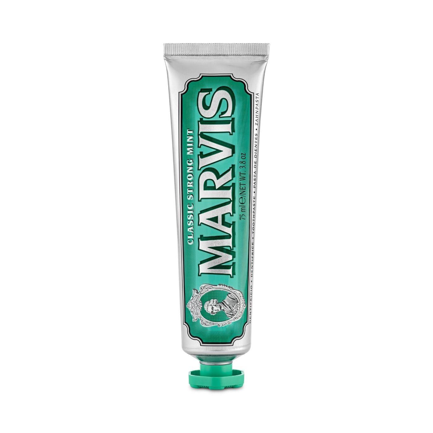 Marvis Marvis Classic Strong Mint Toothpaste, Controls Plaque, 3.8 Ounces