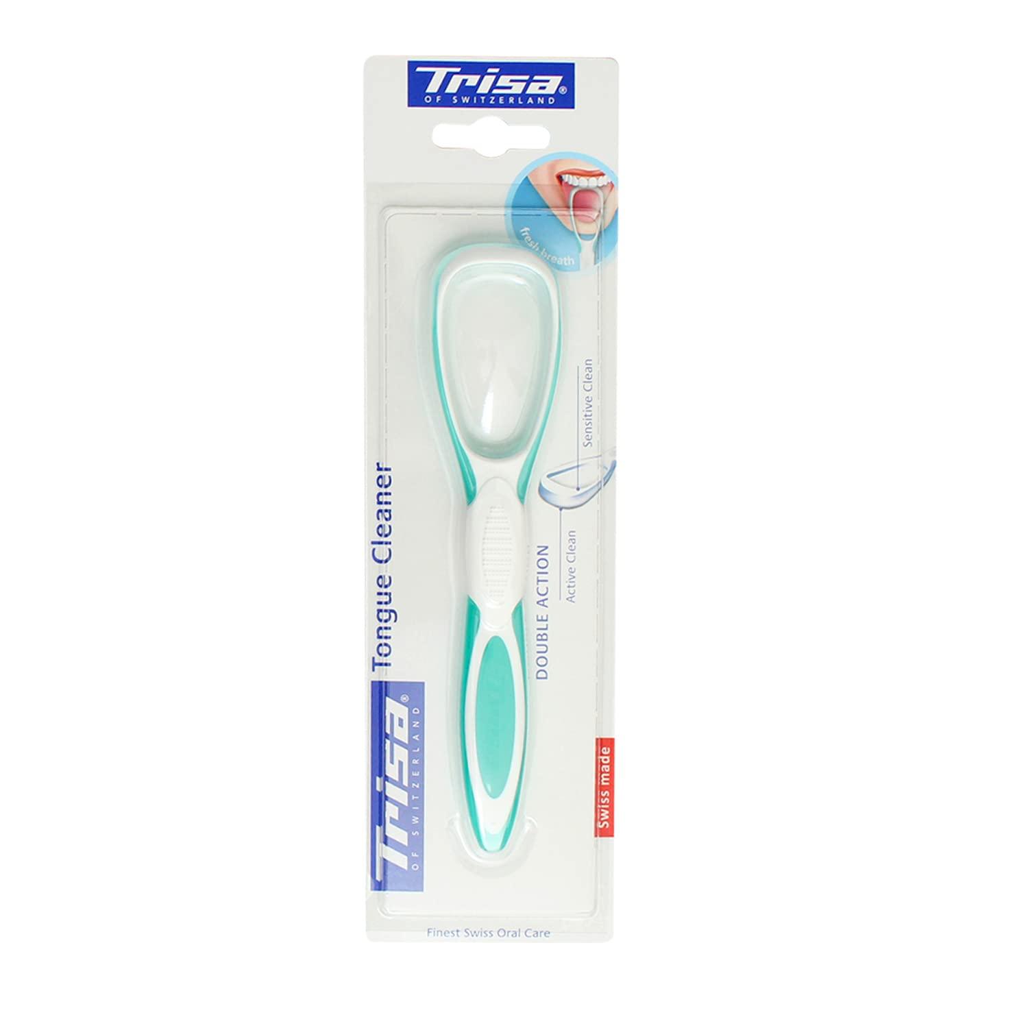TRISA Trisa Tongue Cleaner Double Action (Assorted Color)