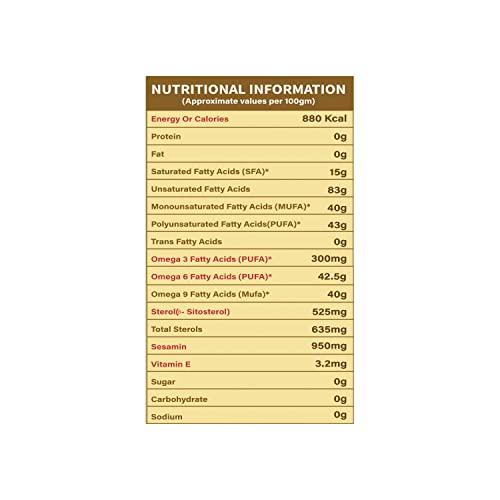 Mridang Mridang Premium Cold Pressed Sesame Gingelly Oil (Til Ka Tel) - 5L Tin | 100% Vegan, Healthy, Natural Cooking Oil