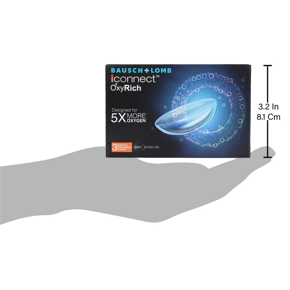 Bausch & Lomb Bausch & Lomb Iconnect OxyRich Monthly Disposable Contact Lens (3 Lens Pack -5.50)