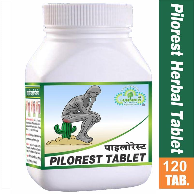 GUNMALA ENTERPRISES Pilorest Tablet - 120 Tab. Pack Of 1