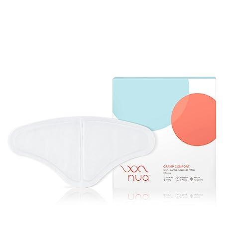 Nua Nua Cramp Comfort || 3 Heat Patches for Period Pain and Cramps & Nua Ultra-Safe Sanitary Pads For Women | 12 Ultra Thin Pads | 3 sizes in 1: Heavy Flow-XL+, Medium-XL & Light-L