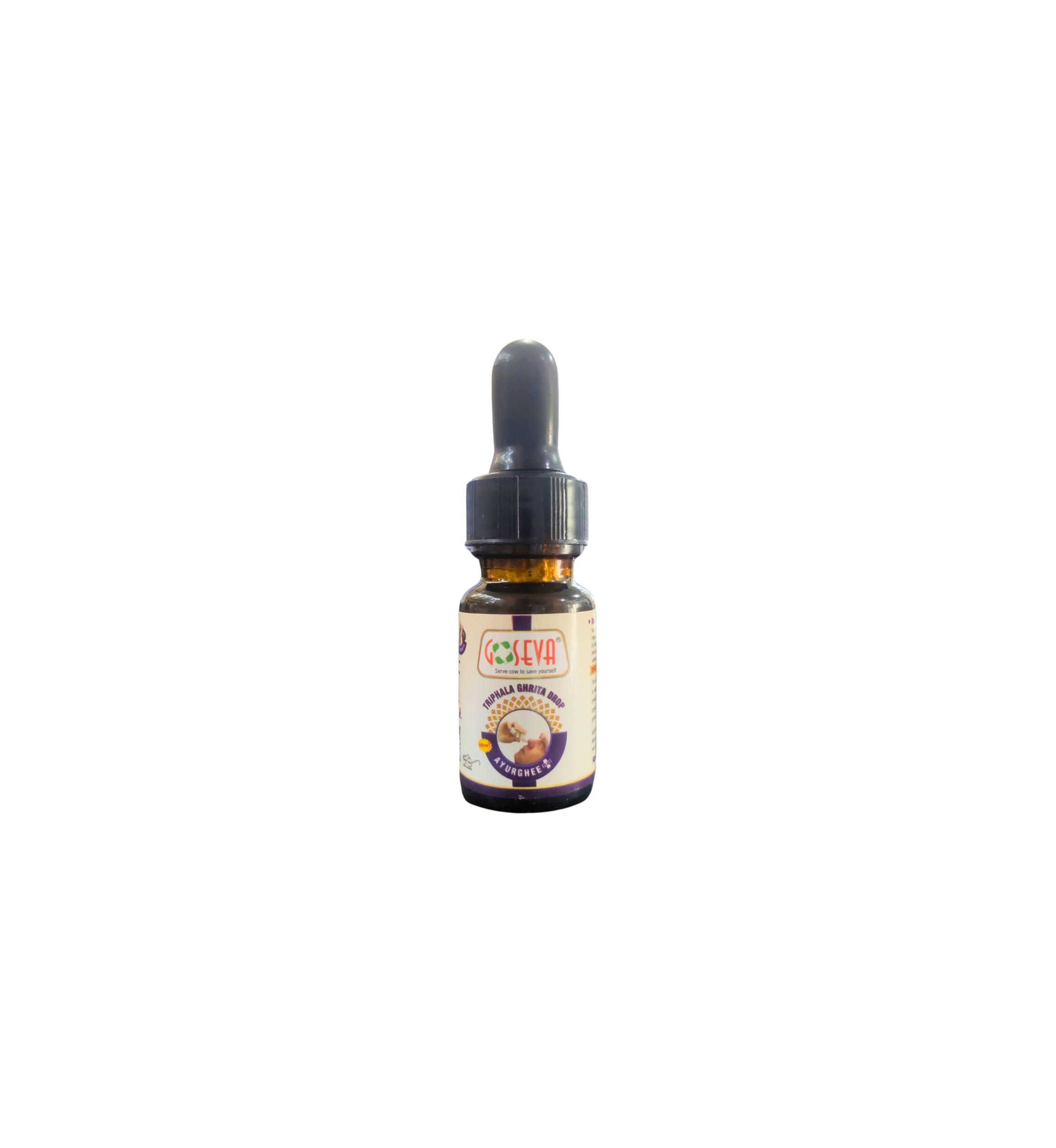 GOSEVA Triphala Nasya 10ml | Nasya Karma Kit | Panchagavya Nasya | Nasal Drop | Nabhi Oil | Belly Button Oil | Nasya | Gir Cow Nasya