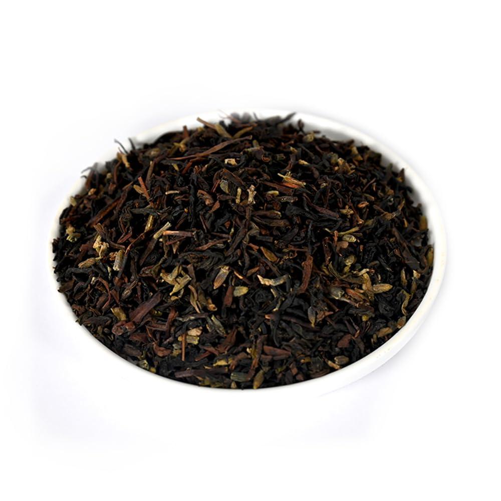 Saffron Cup Saffron Cup Darjeeling Earl Grey Black Tea | Loose Tea Leaves 100 gm | Strong Darjeeling Tea Blended with Bergamot Flavour and Lavender Flowers | Boosts Energy & Metabolism, Improves Immunity | 100% Natural Teas