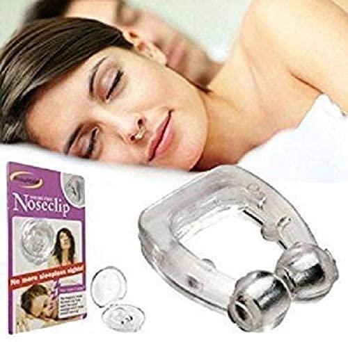 NAMRA NAMRA Snoring Anti Snore Free Sleep Silicone Magnetic Nose Clip | Nose Clip | Anti Snoring device Set Of 1