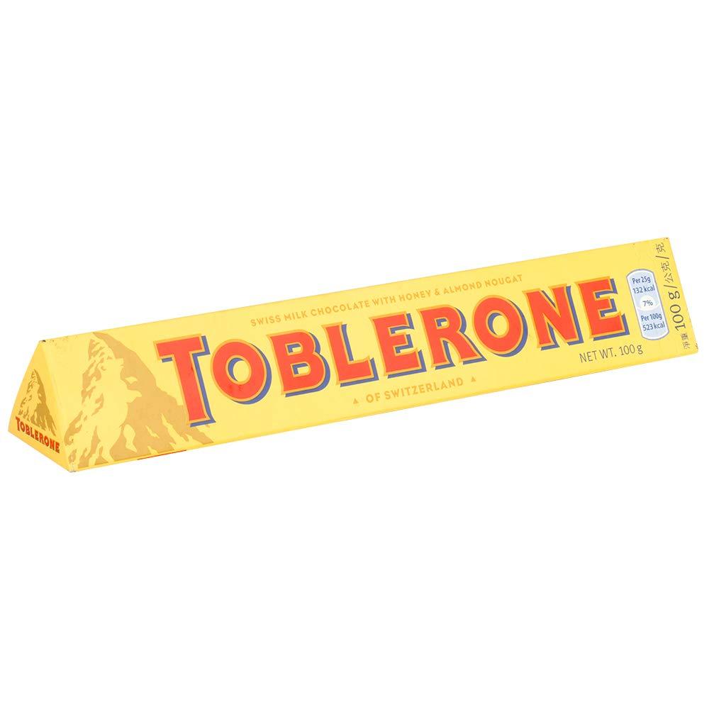 Toblerone Toblerone Chocolate - Honey and Almond Nougat, 100g Carton