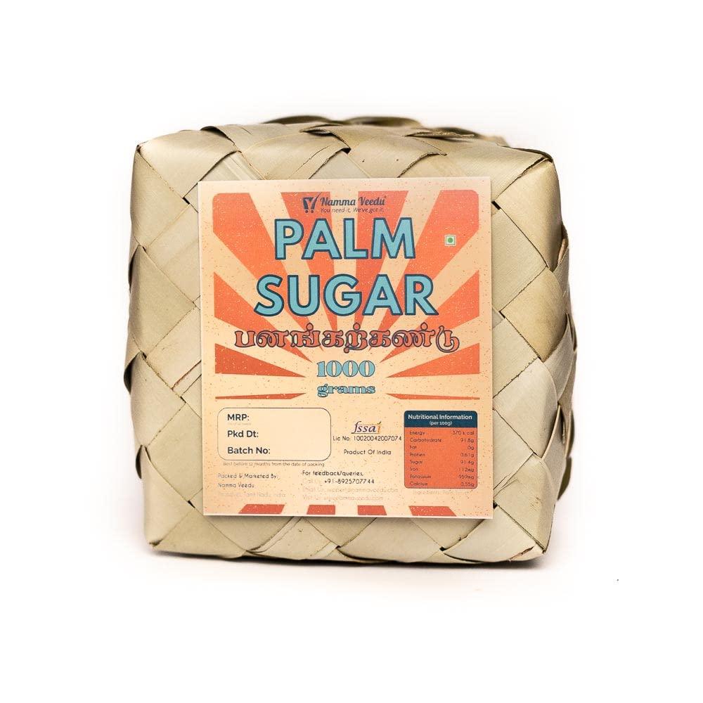 Namma Veedu Palm Sugar | Panam kalkandam | Palm Sugar Organic | Natural Sugar & Unrefined | Palm Sugar Powder | 1KG