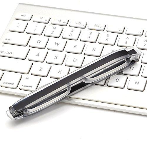 ID ID 360 Rotating Tube Pen Clip Folding Reading Glasses (Black & Assorted Colors) (+1.00, Black & Assorted)