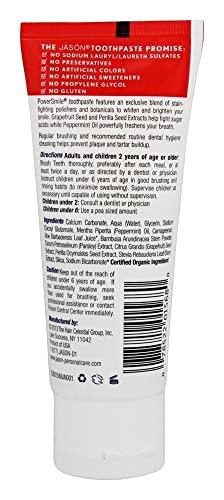 Jason Jason Powersmile Travel Size Toothpaste, Peppermint, 3 Ounce by Jason
