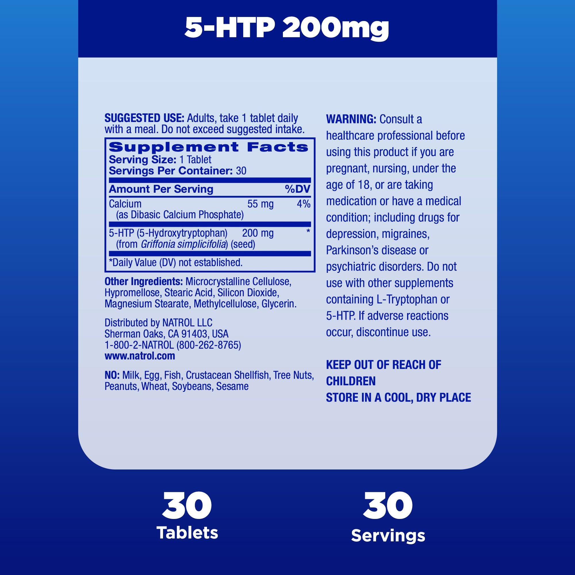 Natrol Natrol 5-HTP TR 200 mg - 30 Tablets