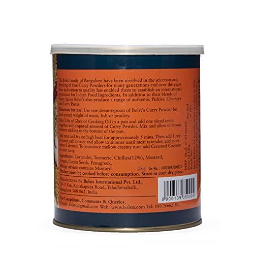 Bolsts Bolst\'s Hot Curry Powder | Curry Masala | Indian Kitchen Spices Masala | 10+ Authentic Whole Indian Spices | Multi-Purpose Cury Powder For Veg or Non-Veg Curries & Sabzis 500g