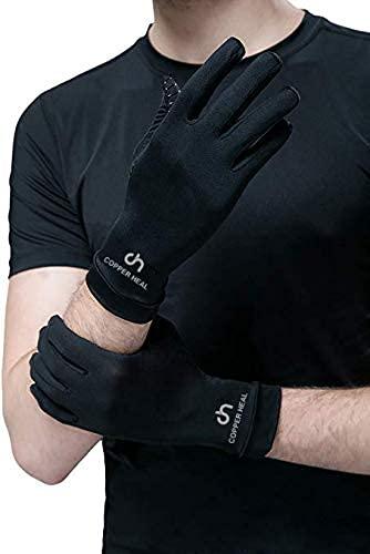COPPER HEAL COPPER HEAL Arthritis Compression Gloves - Copper Glove for Rheumatoid Arthritis, Carpal Tunnel, RSI , Osteoarthritis & Tendonitis - FULL Finger