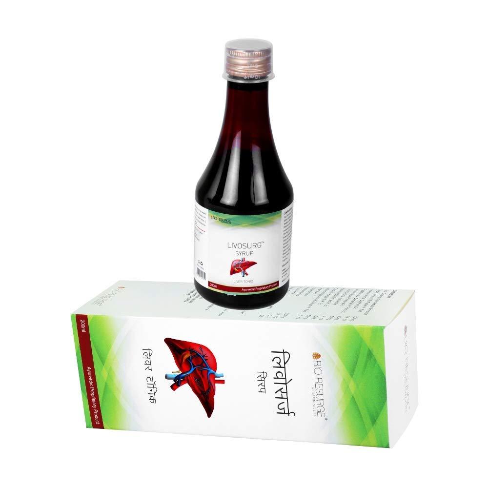 BIO RESURGE LIFE Bio Resurge Liver Detox Milk Thristle syrup for men & Women | Liver Support Ayurvedic Medicine | Fatty liver (Syrup)