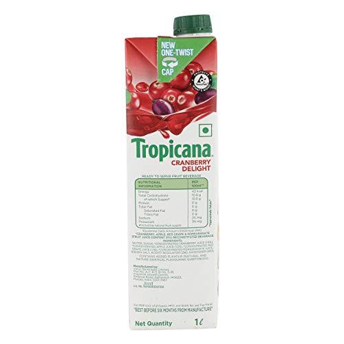 Fresh Produce Tropicana Delight Fruit Juice - Cranberry, 1 Litre