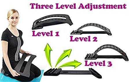 JELLEX JELLEX Magic Back Stretcher Lumbar Support Device for Upper and Lower Back Pain Relief [ 3 Levels ]