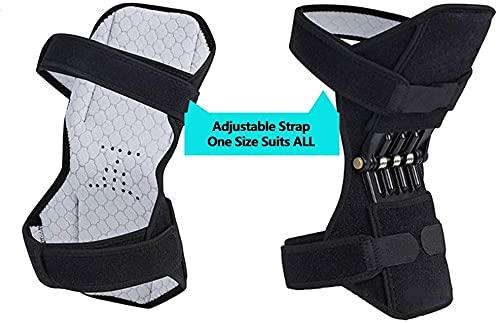 Grofilo Grofilo Joint Support Knee Pads Recovery Brace - Non-Slip Pain Relief Knee Lift Leg Band - Protective Sports Knee Stabilizer Pads Rebound Spring Force Knee Power Enhancer Booster