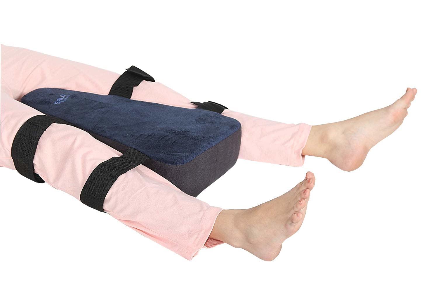 SALO Orthotics SALO Orthotics Hip Abduction Pillow Wedge  Soft Knee Separator with Strap for Post-Hip Surgery Recovery, Sciatica Relief & Spine Alignment (Adult Size)