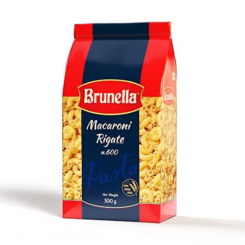 Brunella Brunella Macaroni Rigate Pasta, 500g, Pack of 3