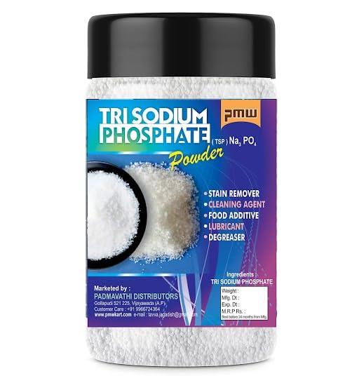 pmw Pmw - TSP - Jar Pack - Trisodium Phosphate - Na3PO4 - For Cleaning & Washing Powder Preparation - 250 G