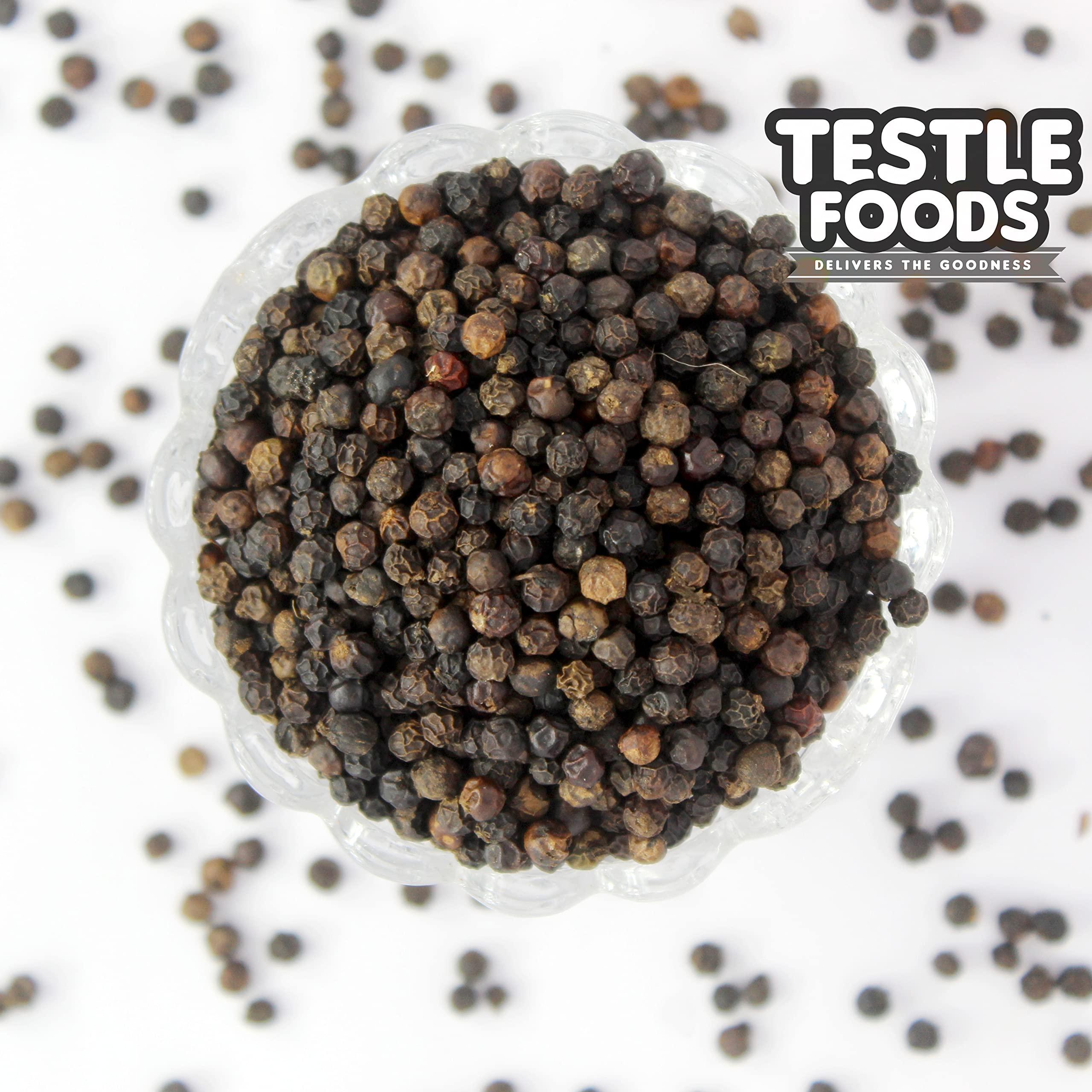 Testle Foods Testle Foods - Whole Black Pepper | Black Peppercorn | Kali Mirch - 200g