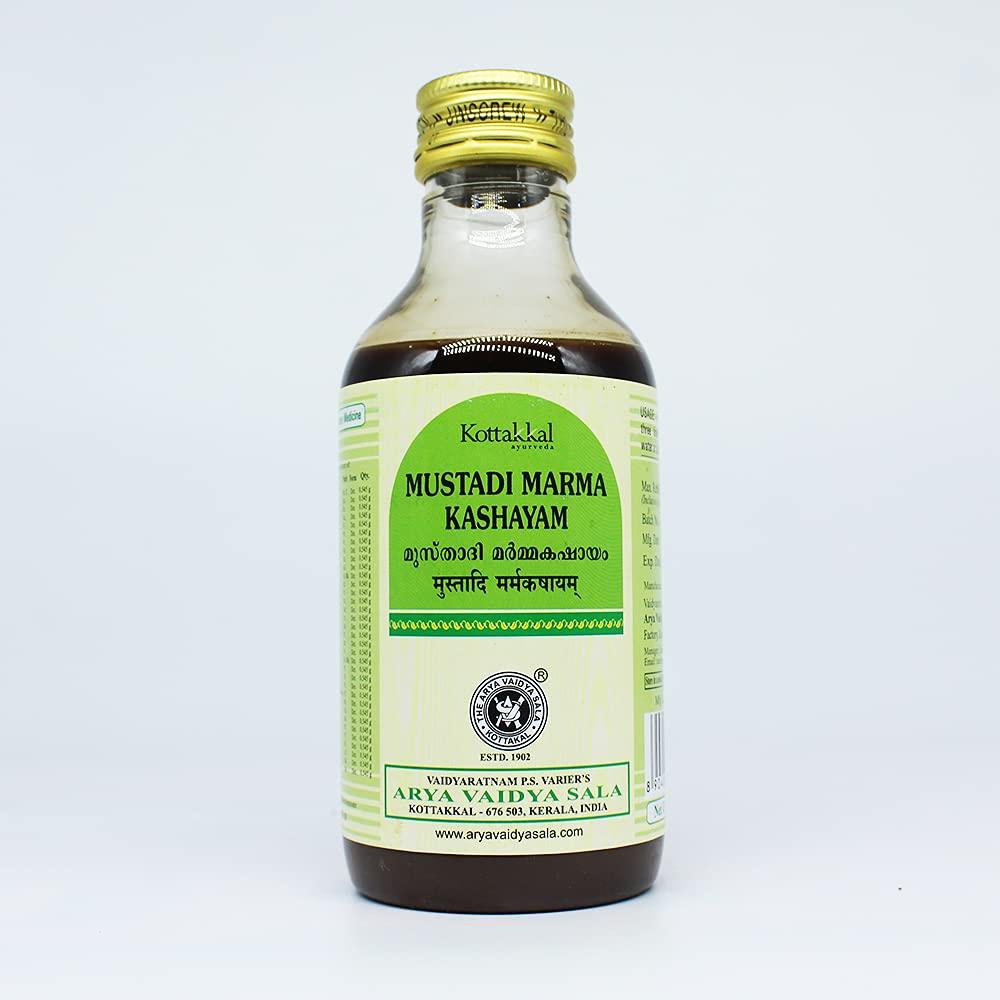Golden Oldie Herbs Golden Oldie Herbs Mustadi Marma Kashayam-200Ml,(Pack Of 3),Of Arya Vaidya Sala Kottakkal