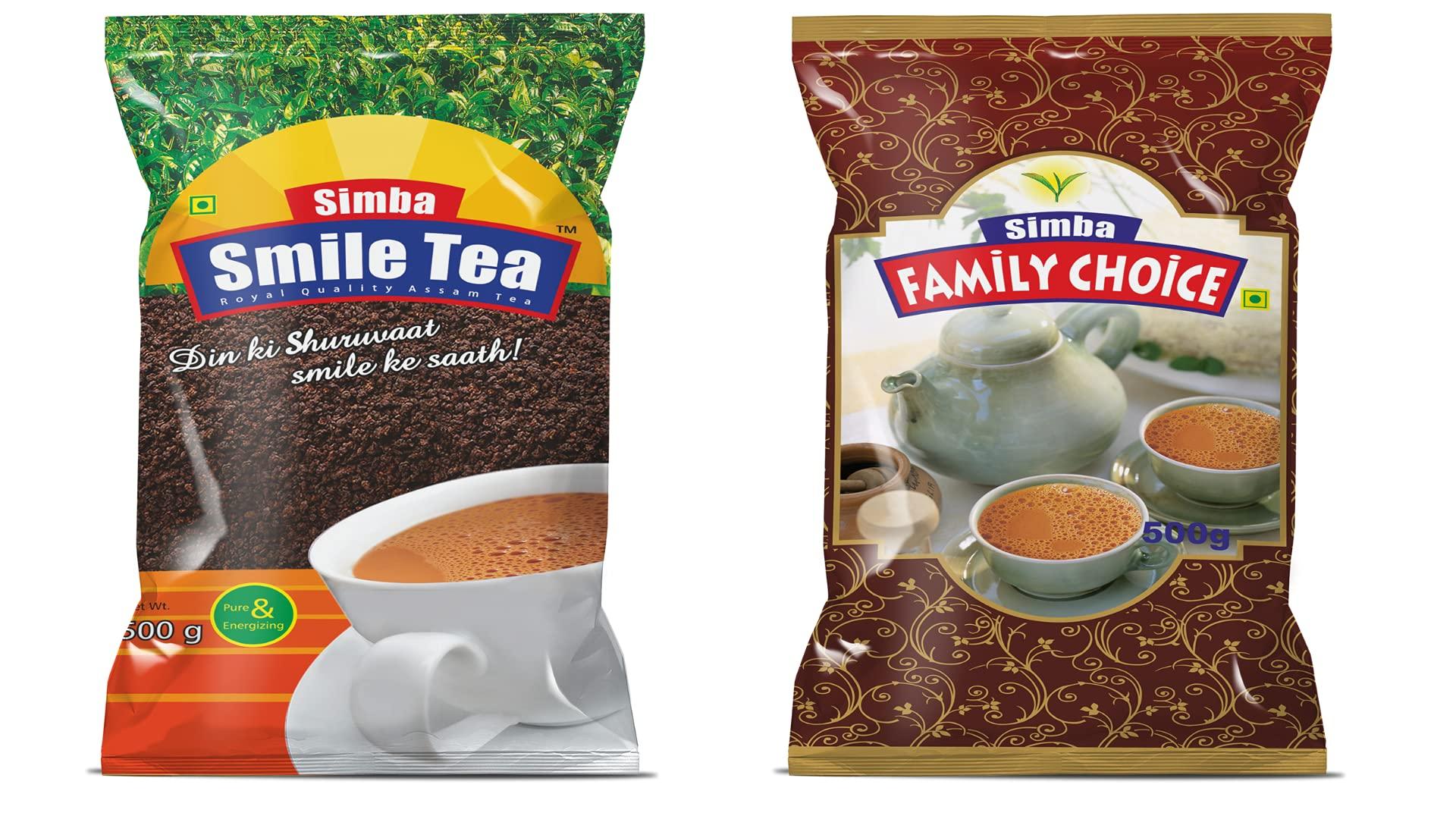 Simba Smile Tea Simba Smile Tea | Combo of 500 GMS & Simba Family Choice 500 GMS