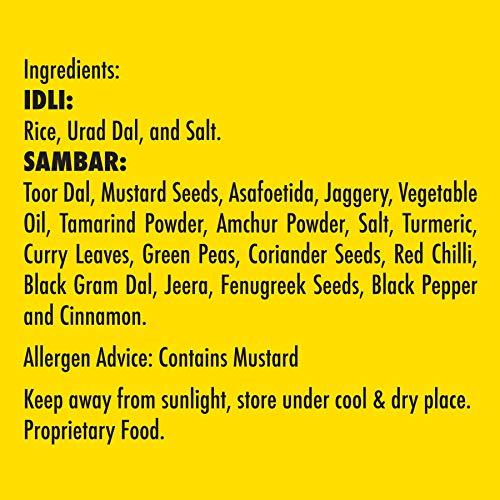 AMAJAIN Amajain Instant Sattvik Healthy Idli Sambar, Ready-to-Eat, No Added Preservatives, No Added Flavours, Jain-Friendly, 90g (Pack of 2)