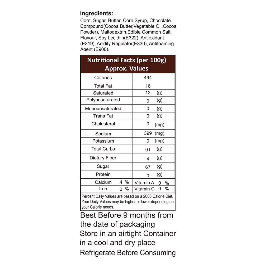 BOGATCHI BOGATCHI Mr.POPP's Dark Chocolate Popcorn, Perfect Birthday Gift for Girl Gourmet Popcorns , 250g + Free Happy Birthday Greeting Card