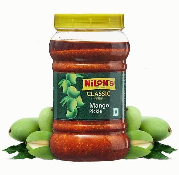 NILON'S NiLoN\'s Mango Classic - Achar/Pickle - Aam ka achar - Rajasthani Pickle - Traditional Achar - 850 Gm Pack of 1