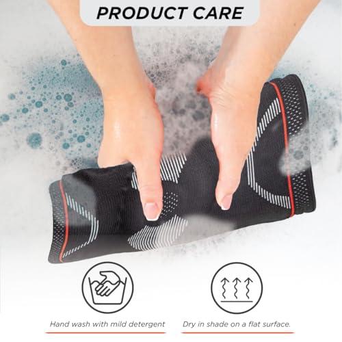 Vissco Vissco Patella & Ligament Assisted Knee Support with Silicone Pressure Pad, Pain Relief, Knee Injury Braces for Walking, Running, Gym, Workout, Weightlifting (Single) - XXL (Black)