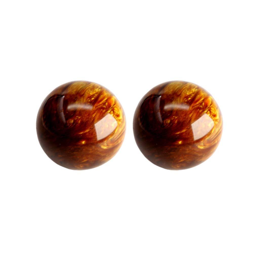 EXCEART Exceart 2Pcs Baoding Balls No Chime Chinese Stress Balls Chinese Medicine Balls Hand Therapy Exercise Ball Fitness Ball for Man Woman