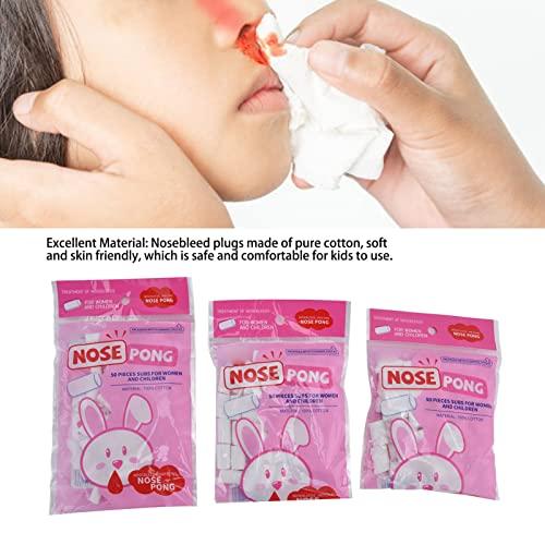 Sutinna Nose Cotton Balls, Easy Use Nosebleed Plugs for Home Use