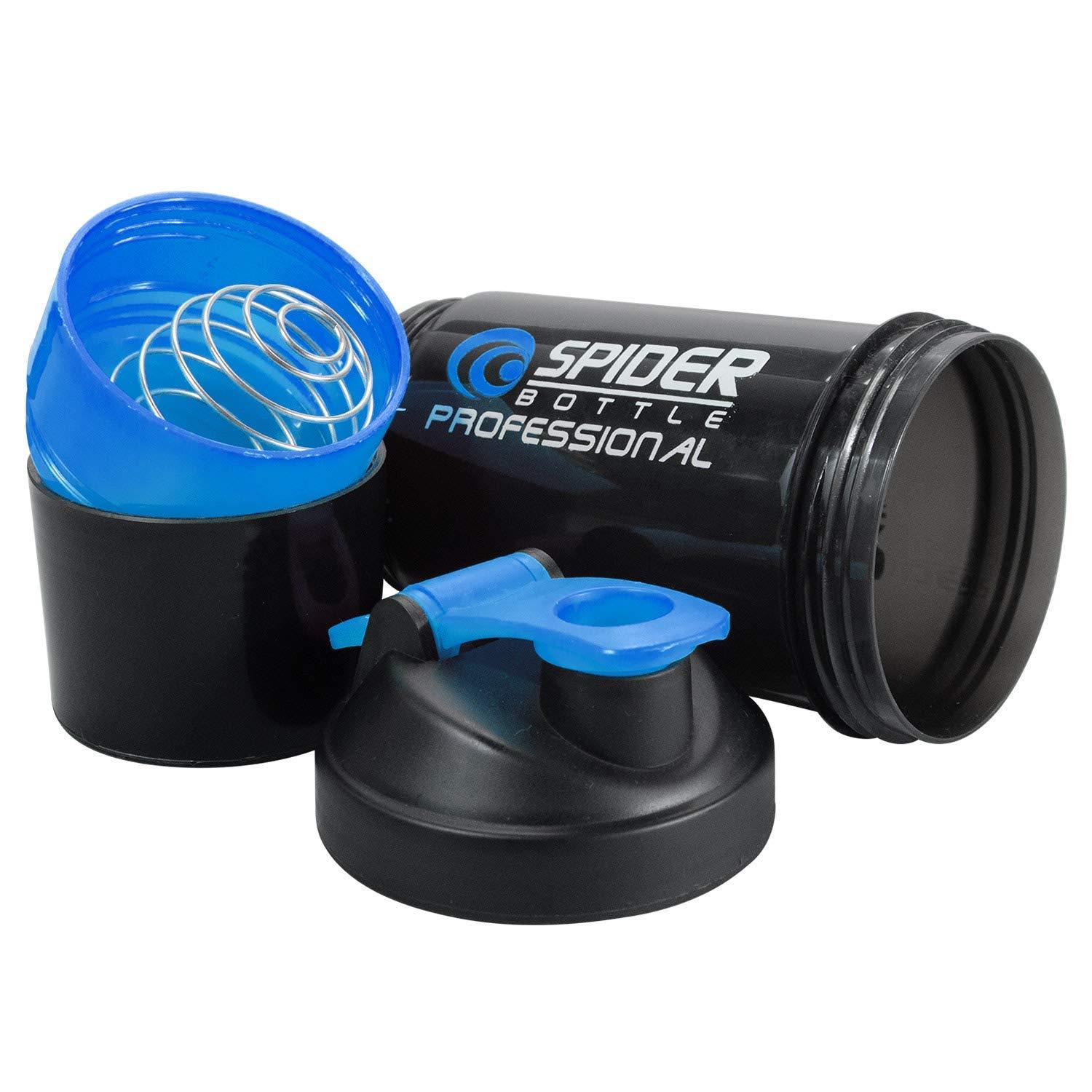 S.S.M INDIA Protein Shaker Bottle | Spider Shaker Bottle | Cyclone Shaker | Gym Shaker Bottle | Gym Shaker | Gym Bottle | Shaker Bottles for Protein Shake | Shaker 500ml (Professional Blue)