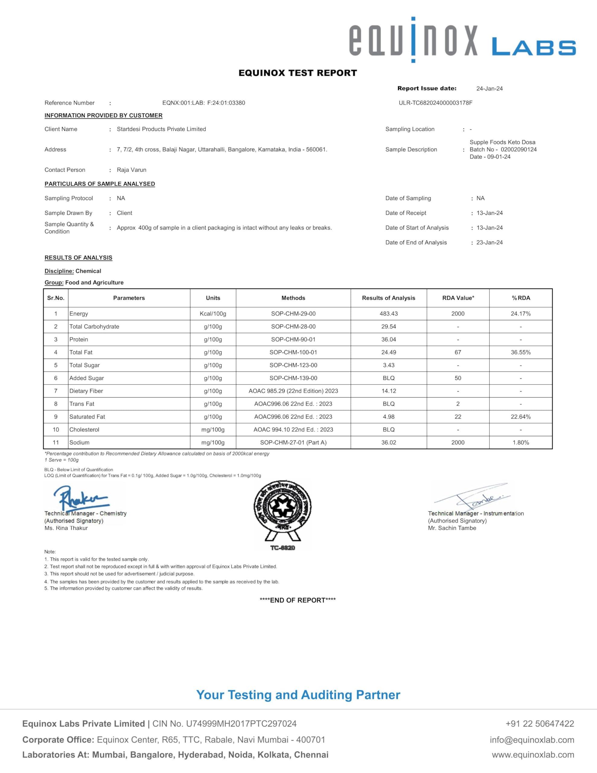 SUPPLE foods SUPPLE foods Keto Dosa Batter Instant Mix - 400g - Healthy Low Carb, High Protein & Low GI Diet - Easy to Cook Natural Plant Proteins Dosa Mix Powder - Gluten Free and Vegan