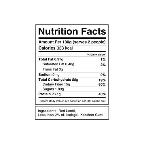 Pink Harvest Farms Pink Harvest Farms Red Lentil Pasta | No Rice - No Maida | Vegan | Gluten Free | High Protein | (Red Lentil Penne Pasta, 200 g (Pack of 2))