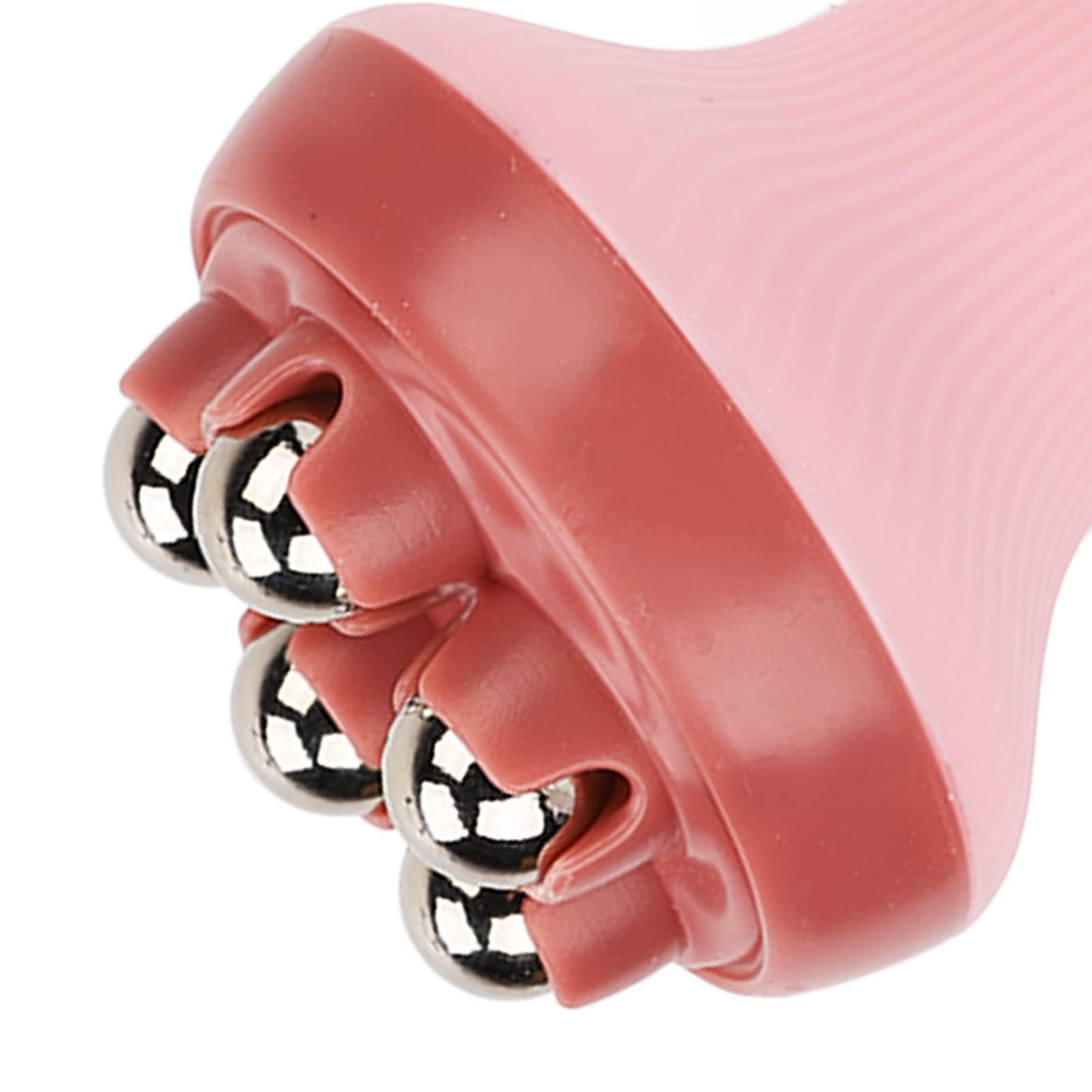 Janzoom Face Sculptor Beauty Roller, Activate Collaterals Face Massager for Relaxation Pink