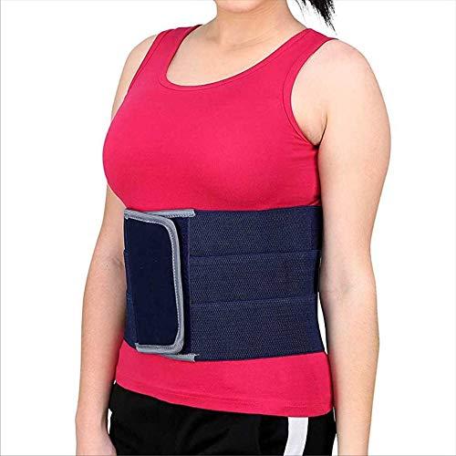 HINMIN HINMIN abdominal belt after delivery for tummy reduction, Lumbo Sacral, Lower Back Brace provides Back Pain Relief - Breathable Belt for Men and Women keeps your Spine Straight (S)